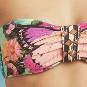 Emerald Butterflies Bandeau DETAIL