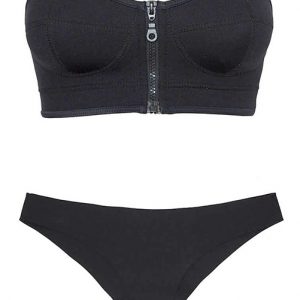 Black Neoprene Bikini FLAT