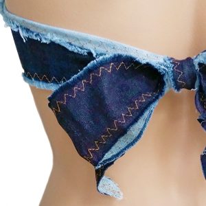 BomBom Denim Bandeau BACK-DETAIL