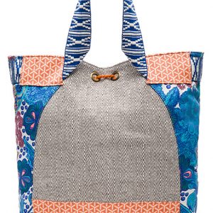 Floral Beach Bag BACK